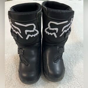 Fox Racing Boots - Kid’s Comp-K, (2022 Peewee Comp Boots) Size K13, Nearly New